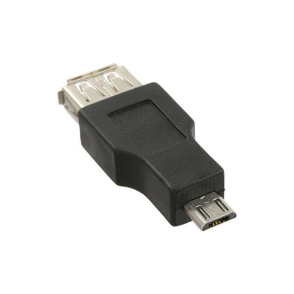 InLine 31604 kabel kønsskifter USB 2.0 A female USB A Sort