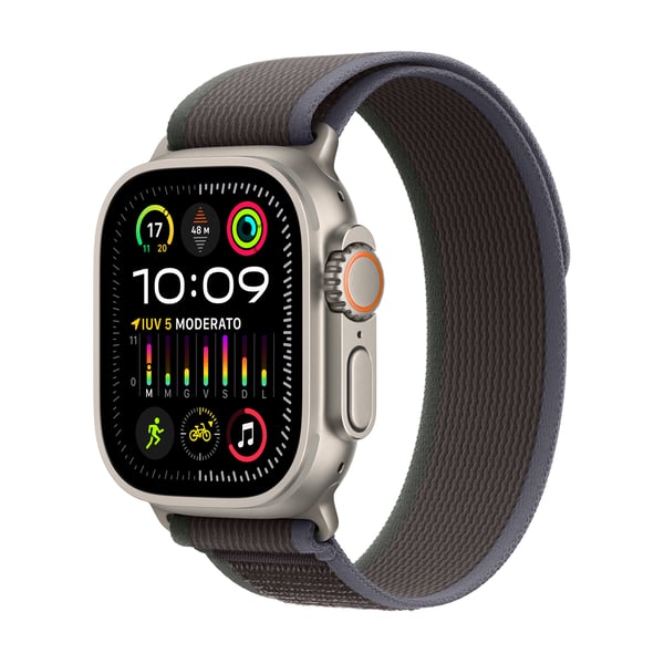 Apple Watch Ultra 2 OLED 49 mm Digital 410 x 502 pixel Berøringsskærm 4G Titanium GPS (satellit)