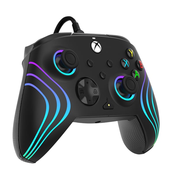 PDP Afterglow Wave Svart USB Spelplatta PC, Xbox One, Xbox Series S, Xbox Series X