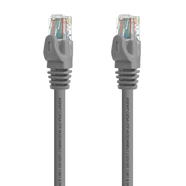 AISENS A145-0331 nätverkskablar Grå 15 m Cat6a U/UTP (UTP)