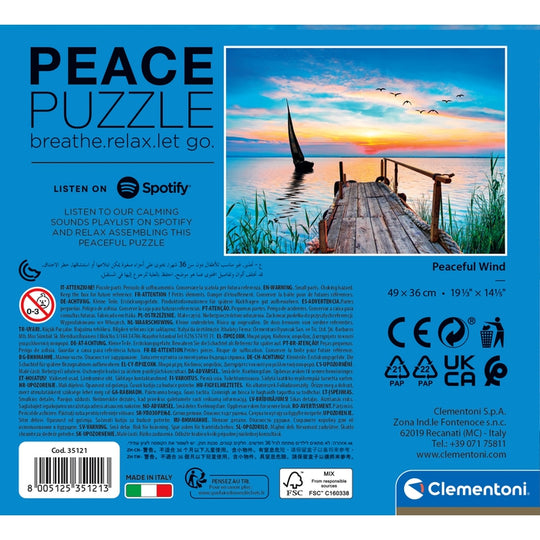 Clementoni Peace Collection 35121 puslespil 500 stk