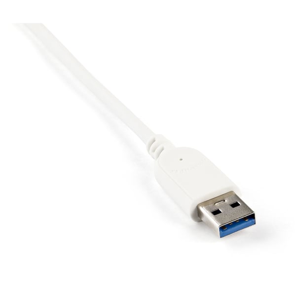StarTech.com Bärbar USB 3.0-hubb med 3 portar plus Gigabit Ethernet - 5Gbps - inbyggd kabel