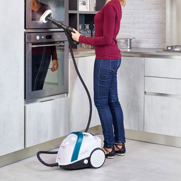 Polti Vaporetto Smart 100_B Sylinterillinen höyrypuhdistin 1500 W Sininen, Valkoinen