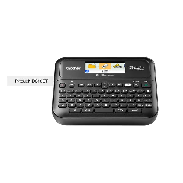 Brother PT-D610BTVP etiketprinter Termisk overførsel 180 x 360 dpi 30 mm/sek. Kabel & trådløs TZe Bluetooth