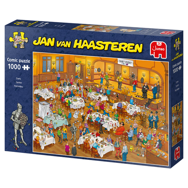 Jan van Haasteren Darts 1000 зсы Puslespil 1000 stk Tegneserier