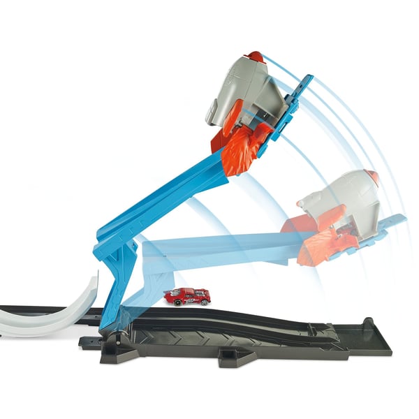 Hot Wheels Track Builder Rocket Launch Challenge playset