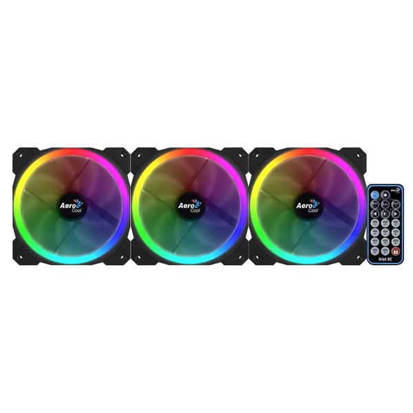 Aerocool Orbit RC Computerkabinet Ventilator 12 cm Sort