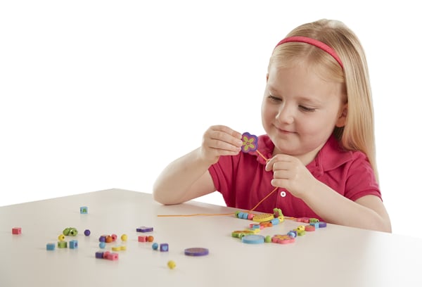 Melissa & Doug Bead Bouquet Deluxe Wooden Bead Set