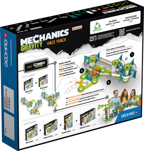 Geomag Mechanics Gravity RE Race Track Neodymmagnetleksak