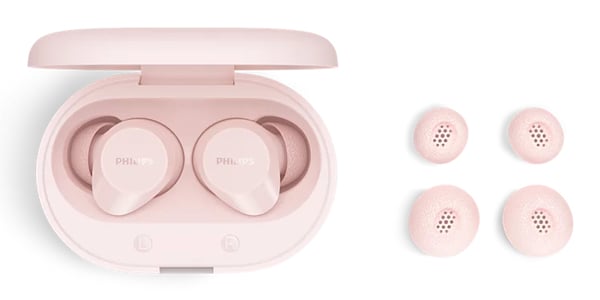 Philips TAT1300PK/00 kuulokkeet ja kuulokemikrofoni Langaton In-ear Puhelut/Musiikki USB Type-C Bluetooth Vaaleanpunainen