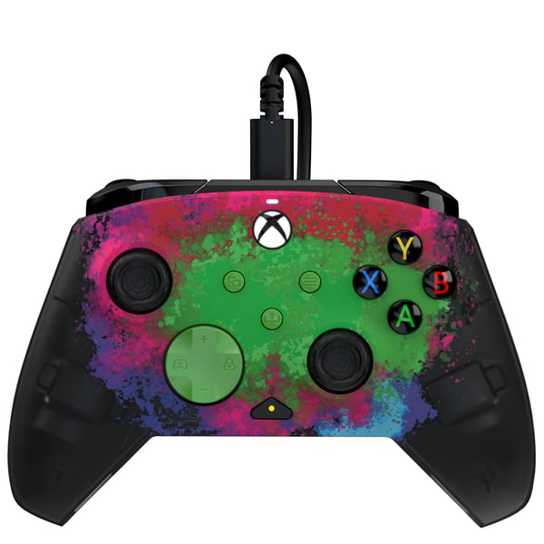 PDP REMATCH GLOW Advanced Svart, Grön, Röd USB Spelplatta Analog / Digital PC, Xbox One, Xbox Series S, Xbox Series X