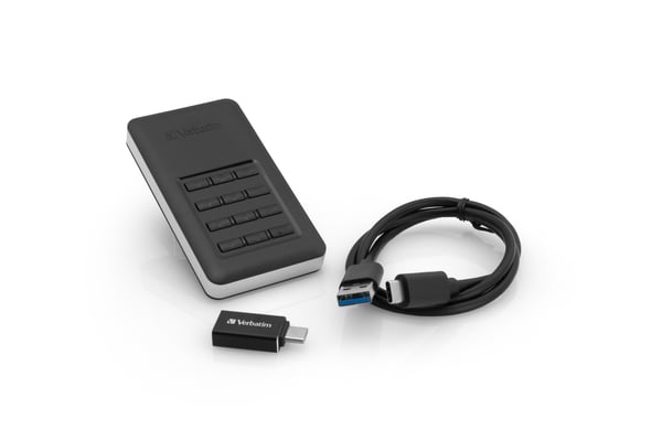 Verbatim Store'n'Go 256 GB USB Type-C 3.2 Gen 1 (3.1 Gen 1) Musta, Hopea