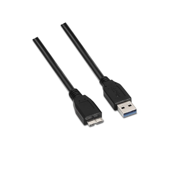 AISENS A105-0043 USB-kabel USB 3.2 Gen 1 (3.1 Gen 1) 1 m USB A Micro-USB B 5 Gbit/sek. Sort