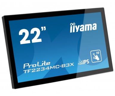 iiyama ProLite TF2234MC computerskærm 54,6 cm (21.5") 1920 x 1080 pixel Fuld HD LED Berøringsskærm Multibruger Sort