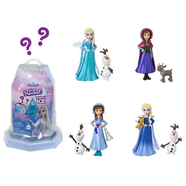 Disney Frozen Disney Frost ICE REVEAL med SQUISHY ICE-sortiment med lille dukke Disney Frozen Disney Frost ICE REVEAL med SQUISHY ICE-sortiment med lille dukke