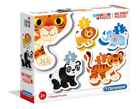 Clementoni My First Puzzles Puslespil 2 stk Dyr Clementoni My First Puzzles Puslespil 2 stk Dyr