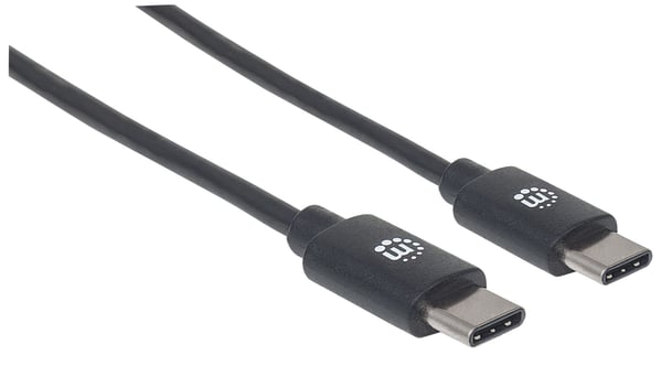 Manhattan 354875 USB-kabel USB 2.0 2 m USB C 0,48 Gbit/sek. Sort