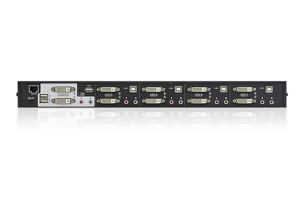 ATEN CS1644A-AT-G KVM Switch Stativ-montering Sort
