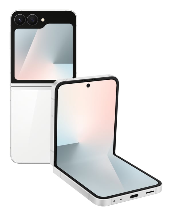 Samsung Galaxy Z Flip 7 FE 17 cm (6.7") Dubbla SIM-kort Android 16.0 5G USB Type-C 8 GB 128 GB 4000 mAh Vit Samsung Galaxy Z Flip 7 FE 17 cm (6.7") Dubbla SIM-kort Android 16.0 5G USB Type-C 8 GB 128 GB 4000 mAh Vit
