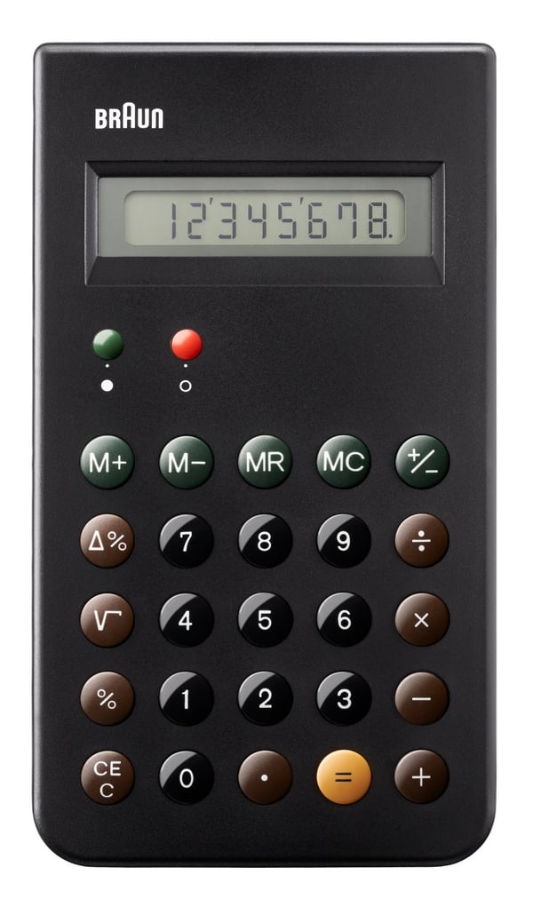 Braun BNE001BK miniräknare Ficka Grundläggande Svart