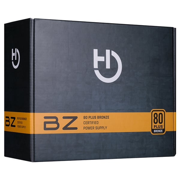 Hiditec BZ-550W 80Plus Bronze enhed til strømforsyning 20+4 pin ATX ATX Sort