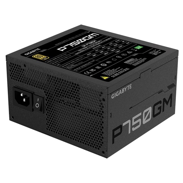 GIGABYTE P750GM strömförsörjningsenheter 750 W 20+4 pin ATX ATX Svart