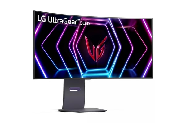 LG UltraGear 39GS95QE-B - OLED-skærm - Gaming - buet - 99,1 cm (39\")