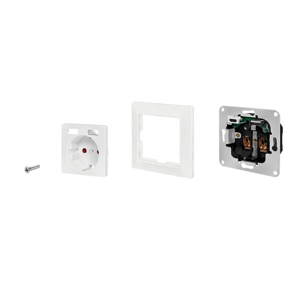 LogiLink PA0262 eluttag CEE 7/3 + USB Vit