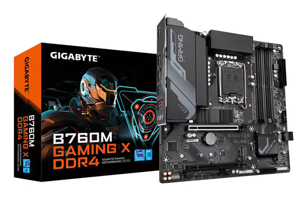GIGABYTE B760M GAMING X DDR4 bundkort Intel B760 Express LGA 1700 micro ATX GIGABYTE B760M GAMING X DDR4 bundkort Intel B760 Express LGA 1700 micro ATX