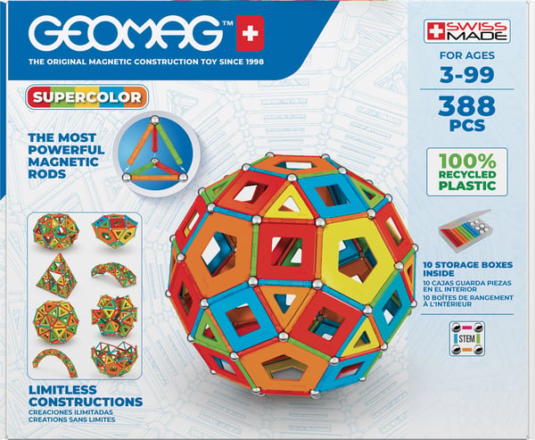 Geomag SuperColor Panels RE Masterbox Neodymium magnet-legetøj