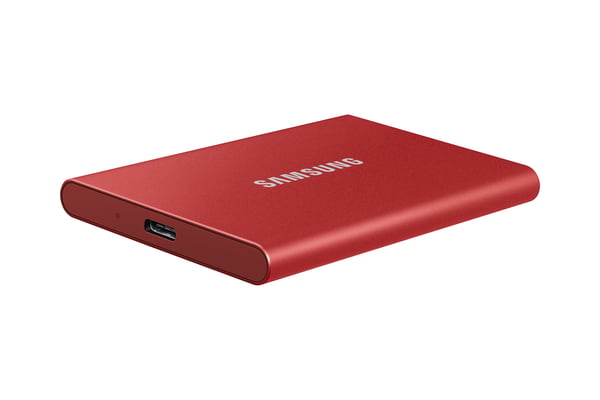 Samsung Portable SSD T7 500 GB USB Type-C 3.2 Gen 2 (3.1 Gen 2) Punainen