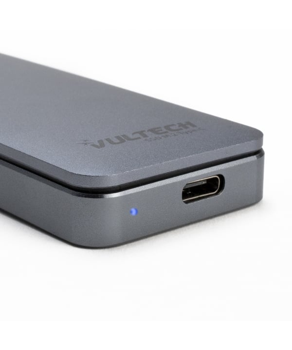 Vultech GS-NVMETC Hölje för lagringsenheter SSD-inkapsling Grå M.2