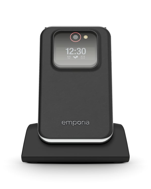 Emporia emporiaJOY-LTE 7,11 cm (2.8") 115 g Sort Senior telefon