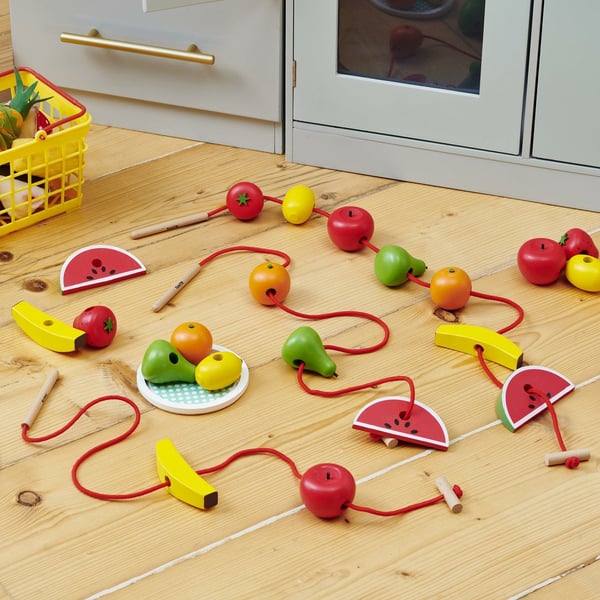 Tickit Wooden Lacing Fruits
