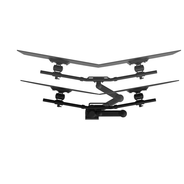 Dataflex 52.603 skærmbeslag og -stativer 68,6 cm (27") Skrivebord Sort
