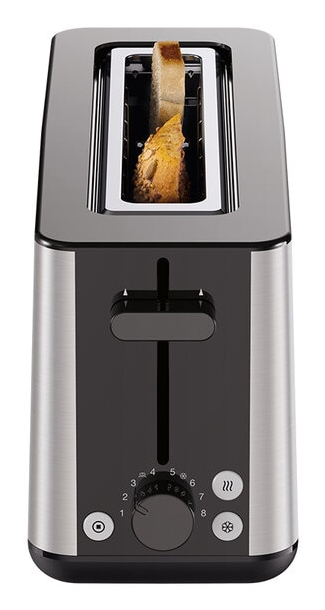 Braun HT 1610 8 1030 W Svart, Rostfritt stål