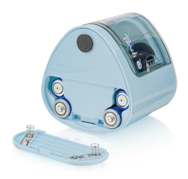 Peach PO102 Elektrisk blyantspidser Blå, Hvid