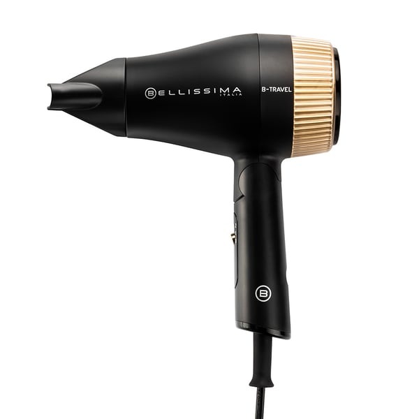 Bellissima B-Travel hårfön 1400 W Svart, Guld
