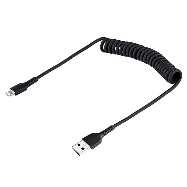 StarTech.com RUSB2ALT50CMBC Lightning kabel 0,5 m Sort