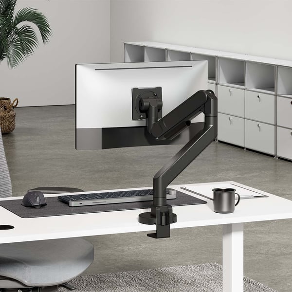 AISENS DT57TSR-307 skærmbeslag og -stativer 144,8 cm (57") Skrivebord Sort