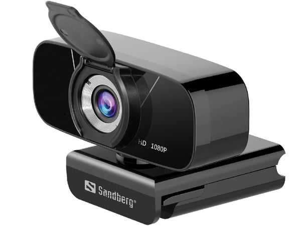 Sandberg 134-15 verkkokamera 2 MP 1920 x 1080 pikseliä USB 2.0 Musta