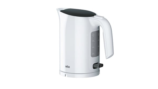 Braun 0X21010012 vedenkeitin 1 L 2200 W Valkoinen