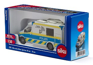 Siku Mercedes-Benz Sprinter Police Politibilmodel Formonterede 1:50