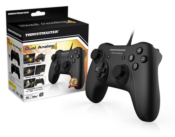 Thrustmaster Dual Analog 4 Sort USB Gamepad PC