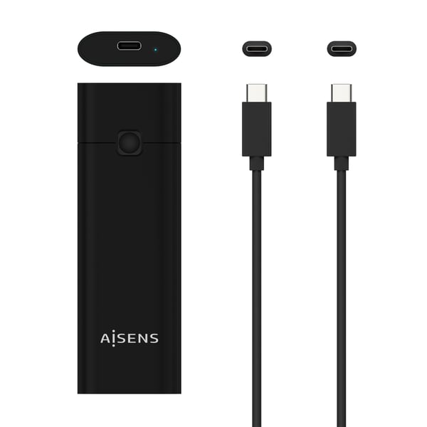AISENS ASM2-020B Hölje för lagringsenheter SSD-inkapsling Svart M.2