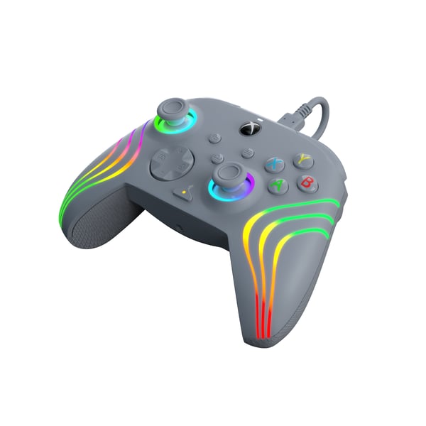 PDP Afterglow Wave Grå USB Spelplatta Analog / Digital PC, Xbox One, Xbox Series S, Xbox Series X