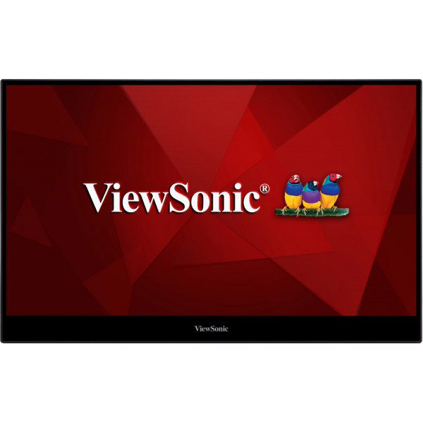 Viewsonic TD1655 platta pc-skärmar 39,6 cm (15.6") 1920 x 1080 pixlar Full HD LED Pekskärm Flera användare Svart, Silver