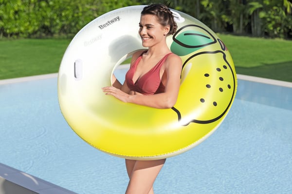 Bestway 36448 pool og strand flyder Hvid, Gul Billede PVC Flydende rør