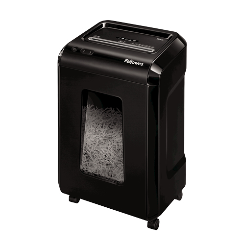 Fellowes Powershred 92Cs dokumentförstörare Längsgående skärning Svart