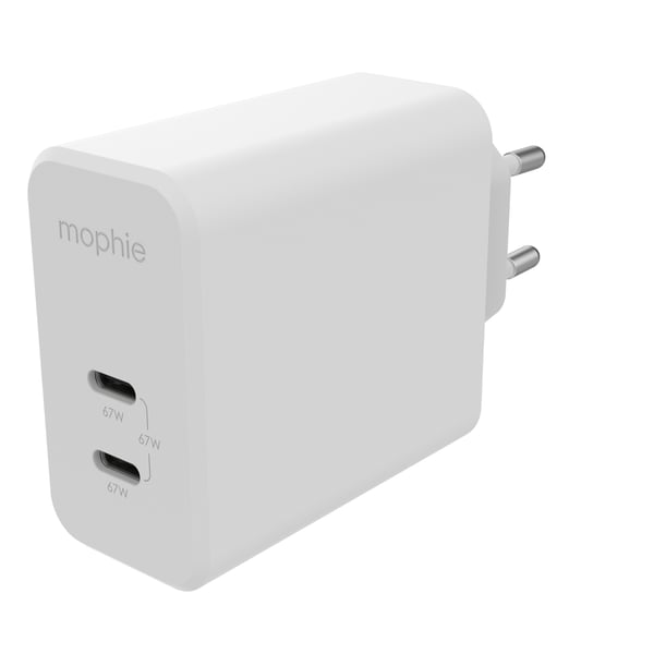 mophie 409909304 mobiililaitteen laturi Kannettava tietokone, Älypuhelin, Tabletti Valkoinen AC Pikalataus Sisätila